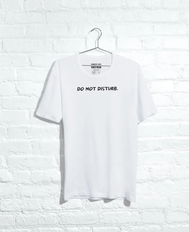 Site Exclusive! Do Not Disturb T-Shirt sold by Kenneth Cole