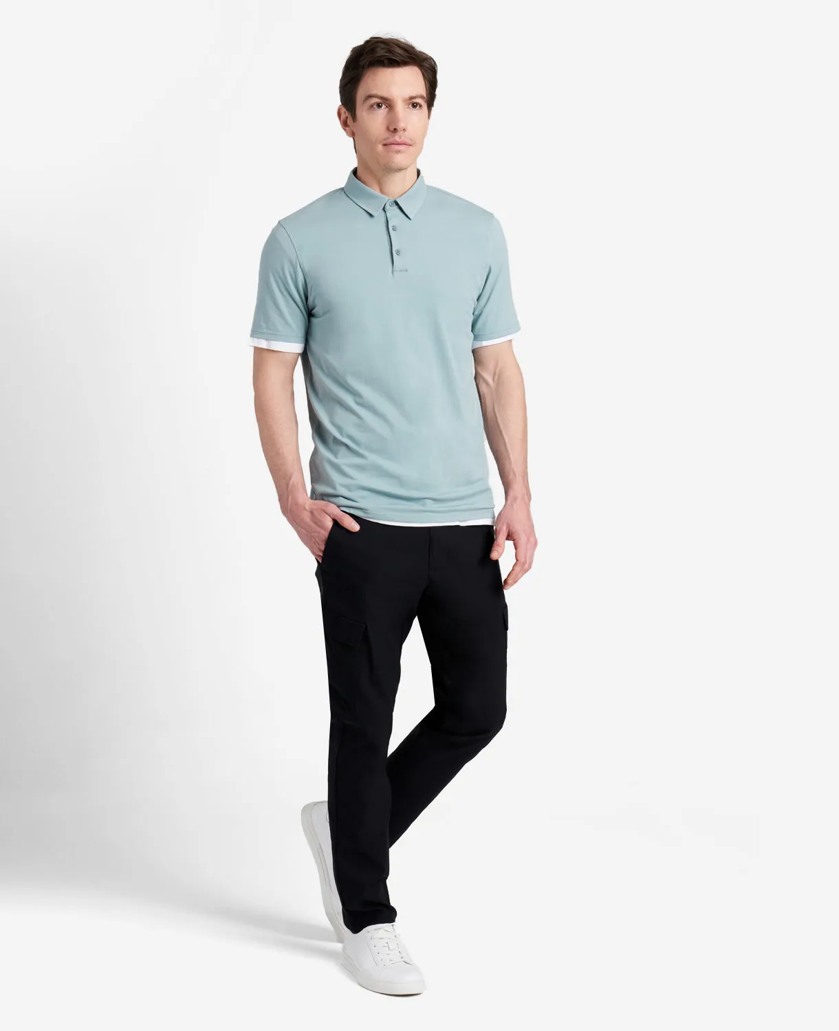 Performance Button Polo sold by Kenneth Cole product image thumbnail 2
