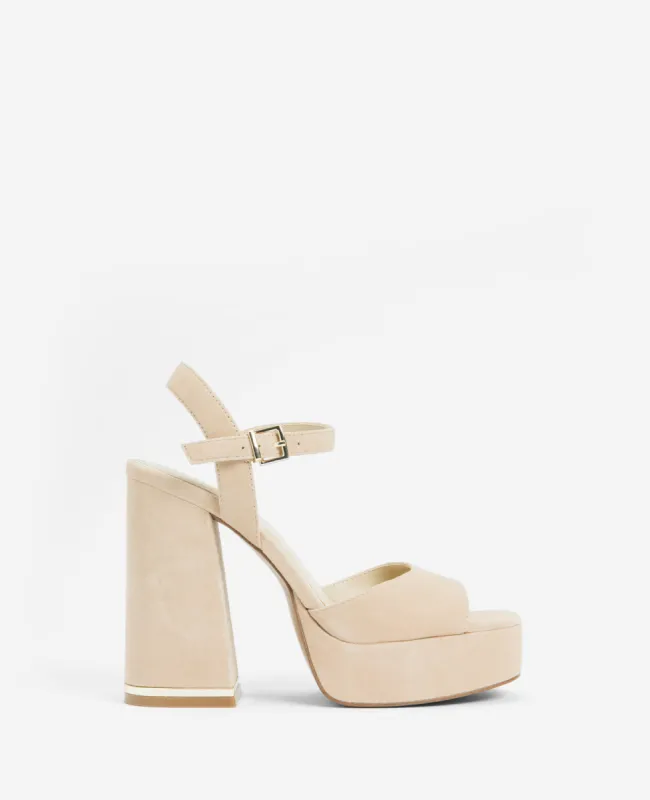 Dolly Ankle Strap Platform Heeled Sandal sold by Kenneth Cole