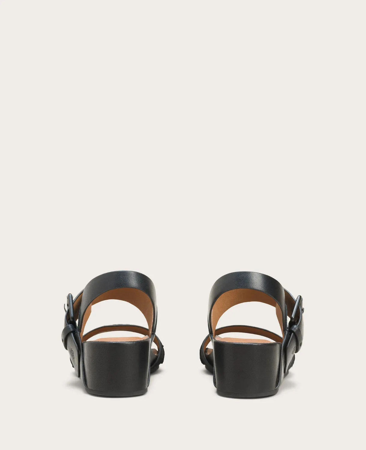 GENTLE SOULS - Giulia Leather and Suede Platform Wedge Sandal sold by Kenneth Cole product image thumbnail 3