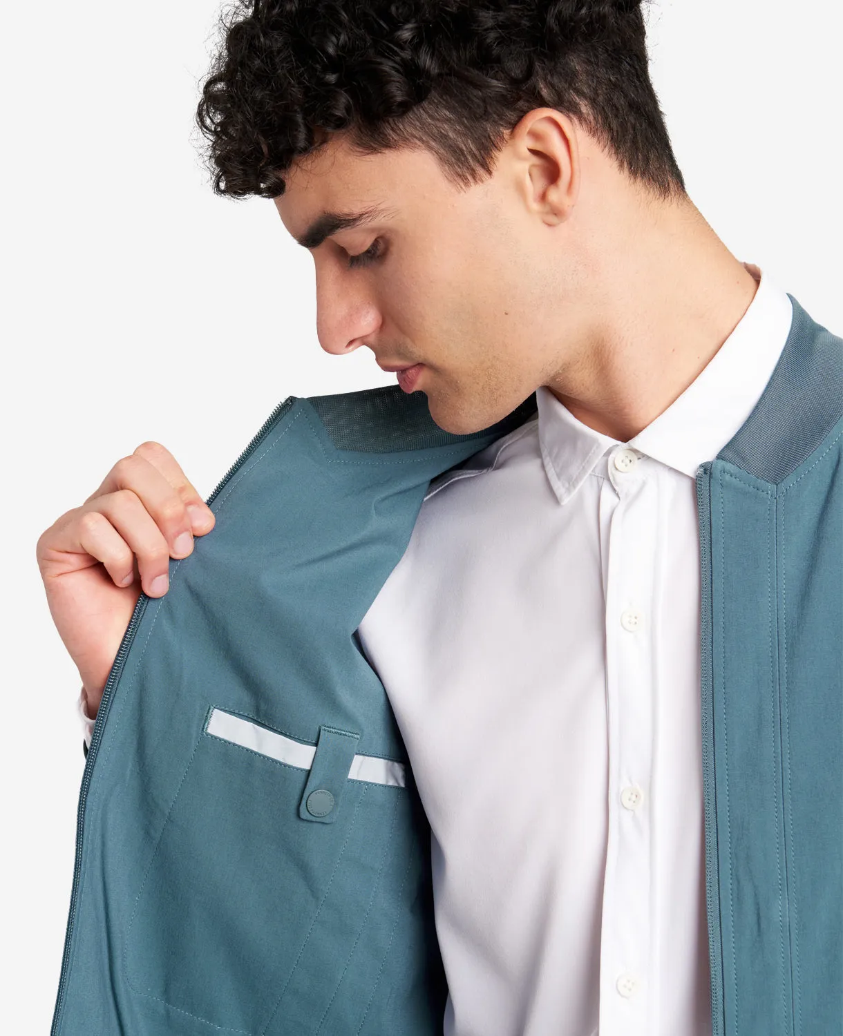 Water-Resistant Bomber Jacket sold by Kenneth Cole product image thumbnail 3