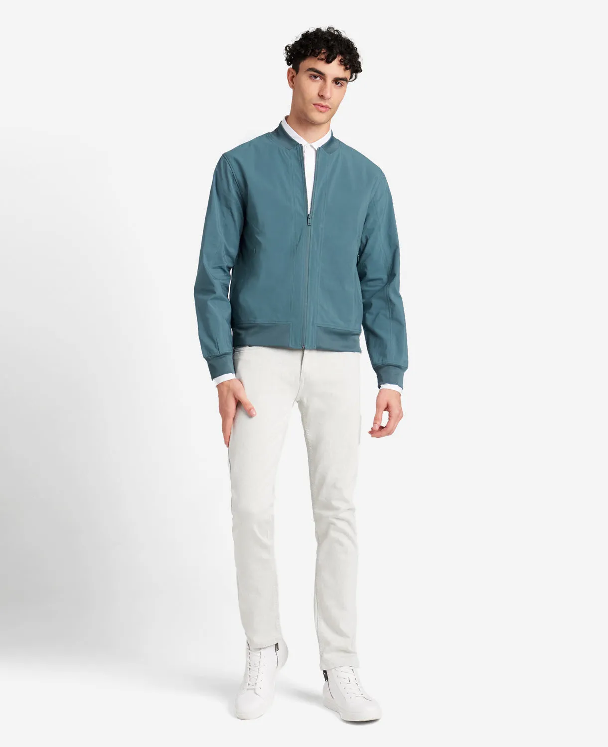Water-Resistant Bomber Jacket sold by Kenneth Cole product image thumbnail 2