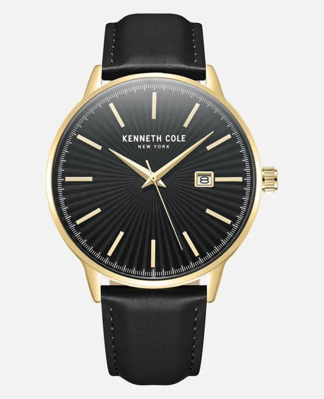 Classic Leather Watch with Interchangeable Mesh Bracelet Strap Gift Set made by Kenneth Cole