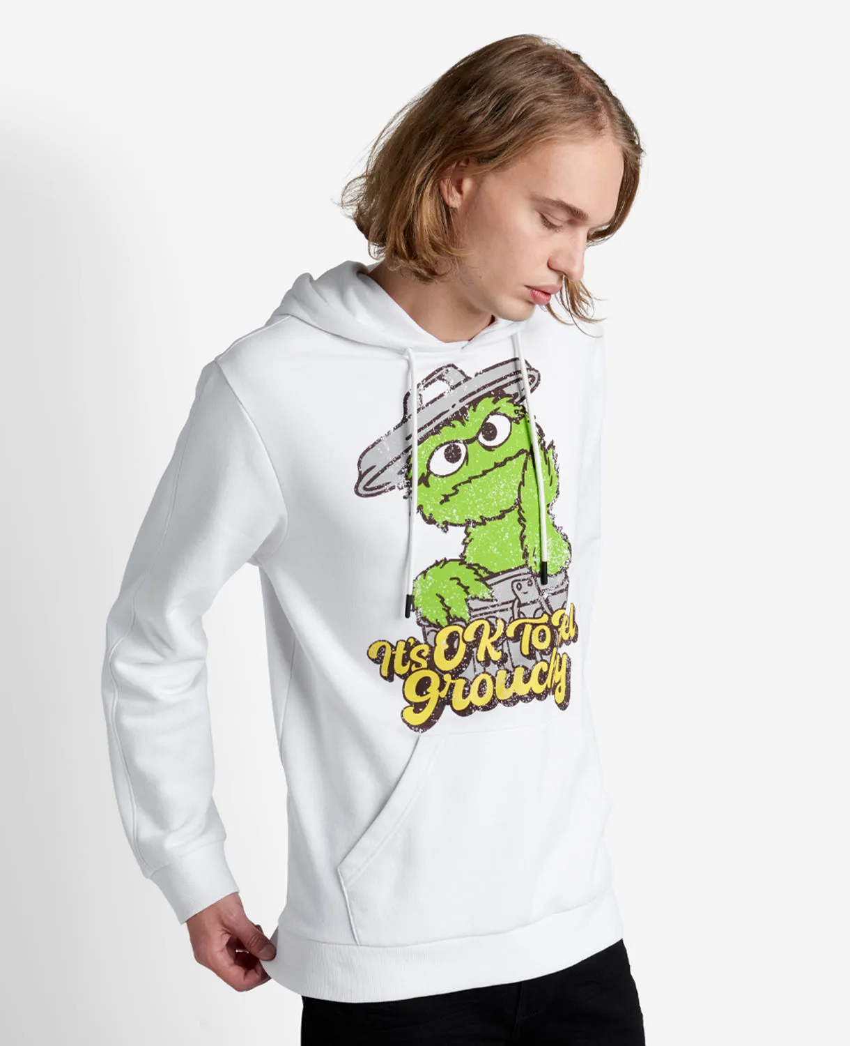 Sesame Street Adult Oscar The Grouch Organic Hoodie sold by Kenneth Cole product image thumbnail 3