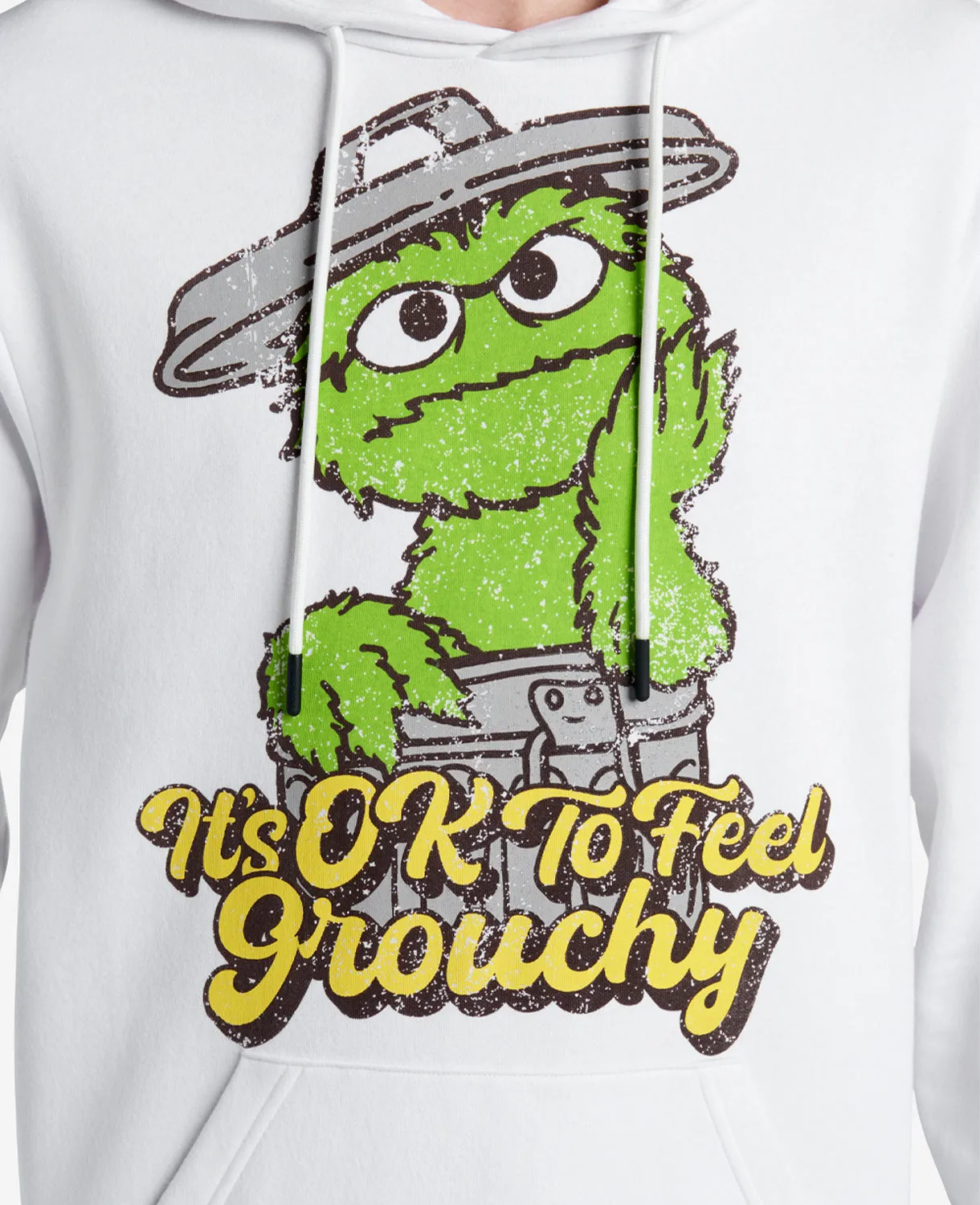 Sesame Street Adult Oscar The Grouch Organic Hoodie sold by Kenneth Cole product image thumbnail 2