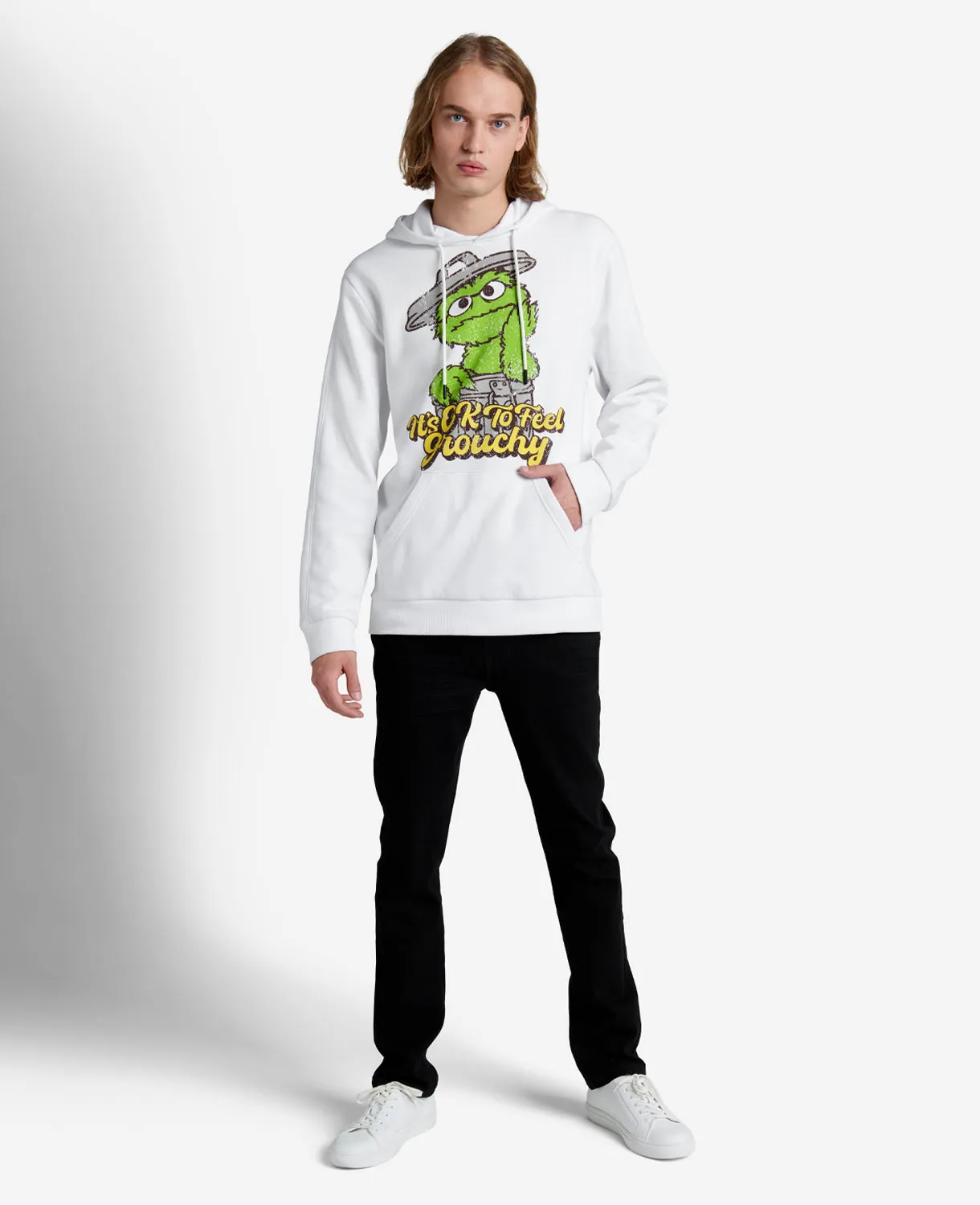 Sesame Street Adult Oscar The Grouch Organic Hoodie sold by Kenneth Cole product image thumbnail 4