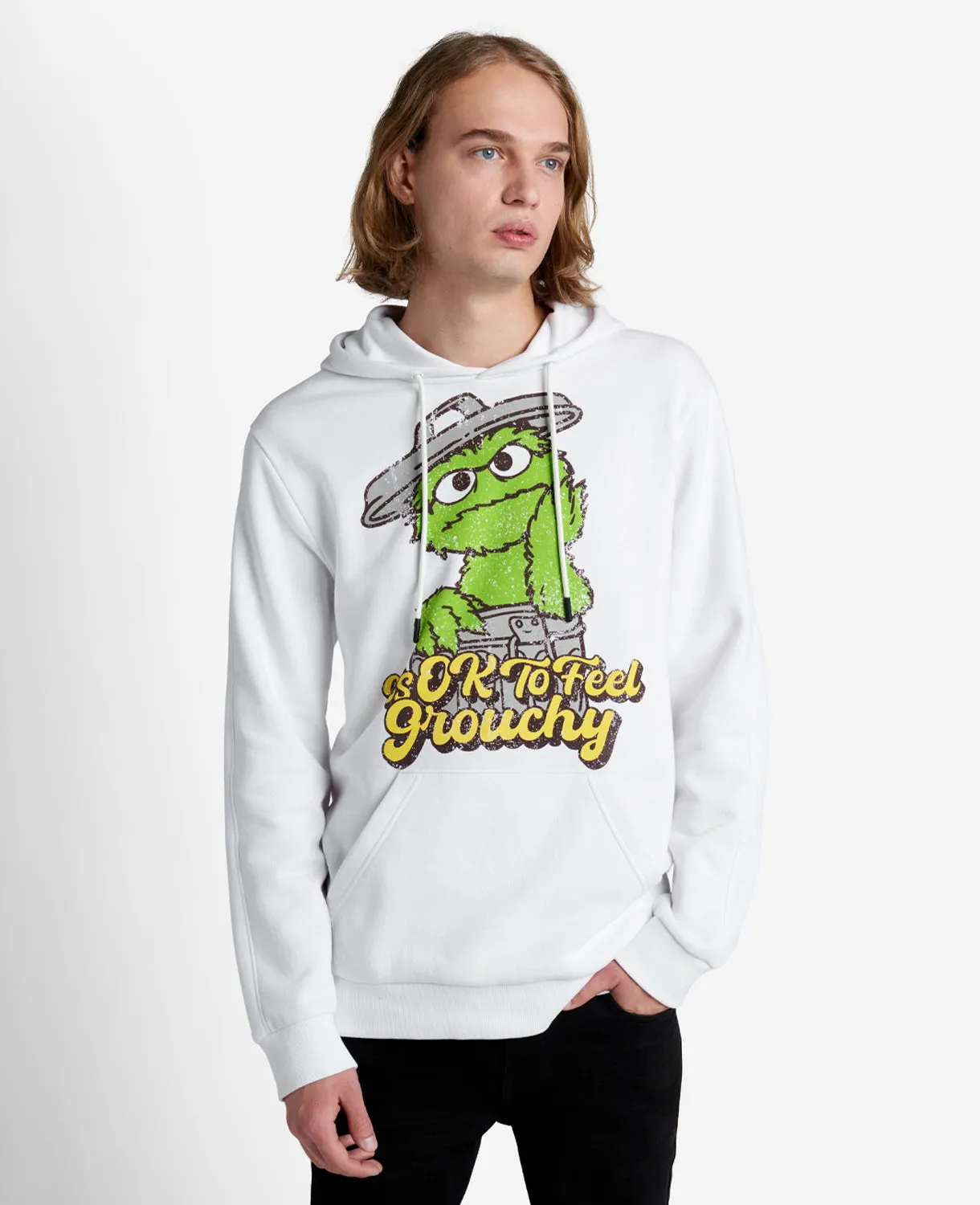 Sesame Street Adult Oscar The Grouch Organic Hoodie sold by Kenneth Cole