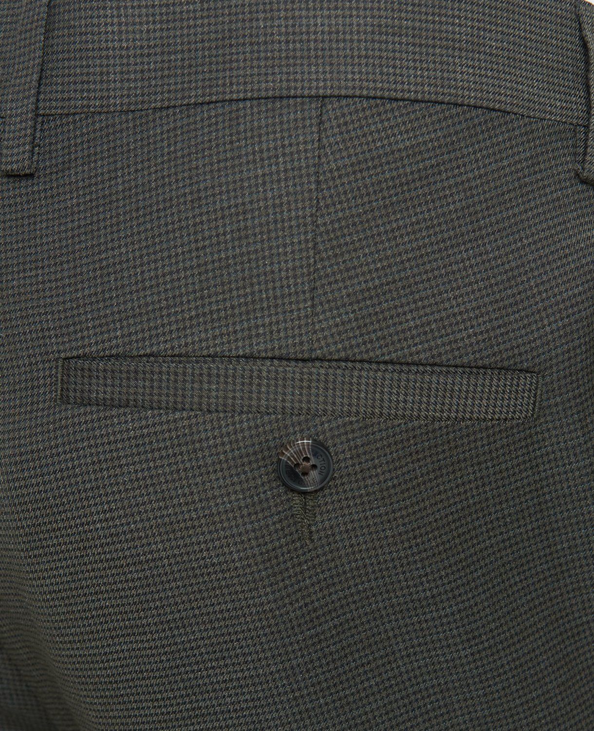 Stretch Micro Houndstooth Skinny-Fit Flex Waistband Dress Pant sold by Kenneth Cole product image thumbnail 3