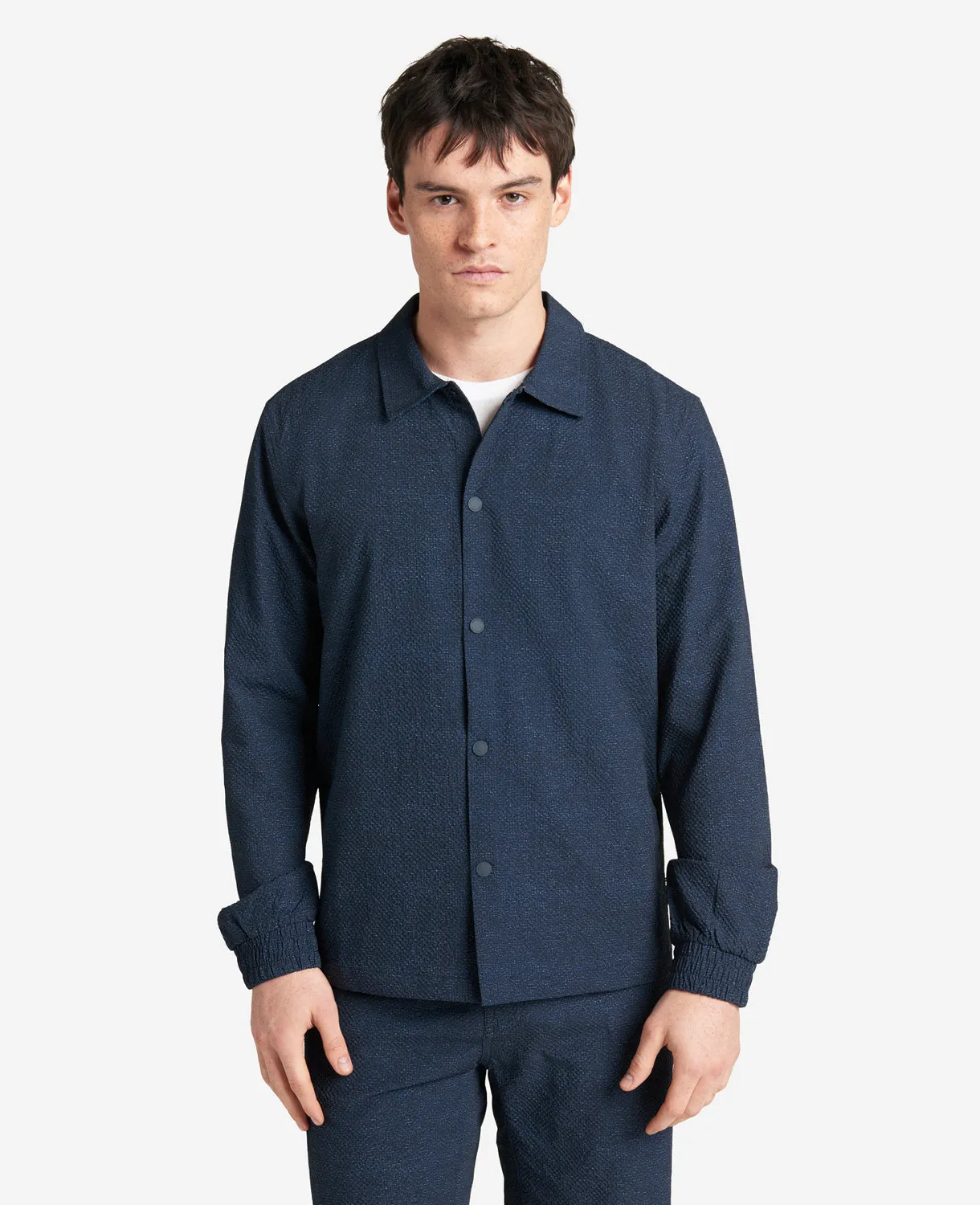 Printed Performance Seersucker Jacket sold by Kenneth Cole product image thumbnail 4