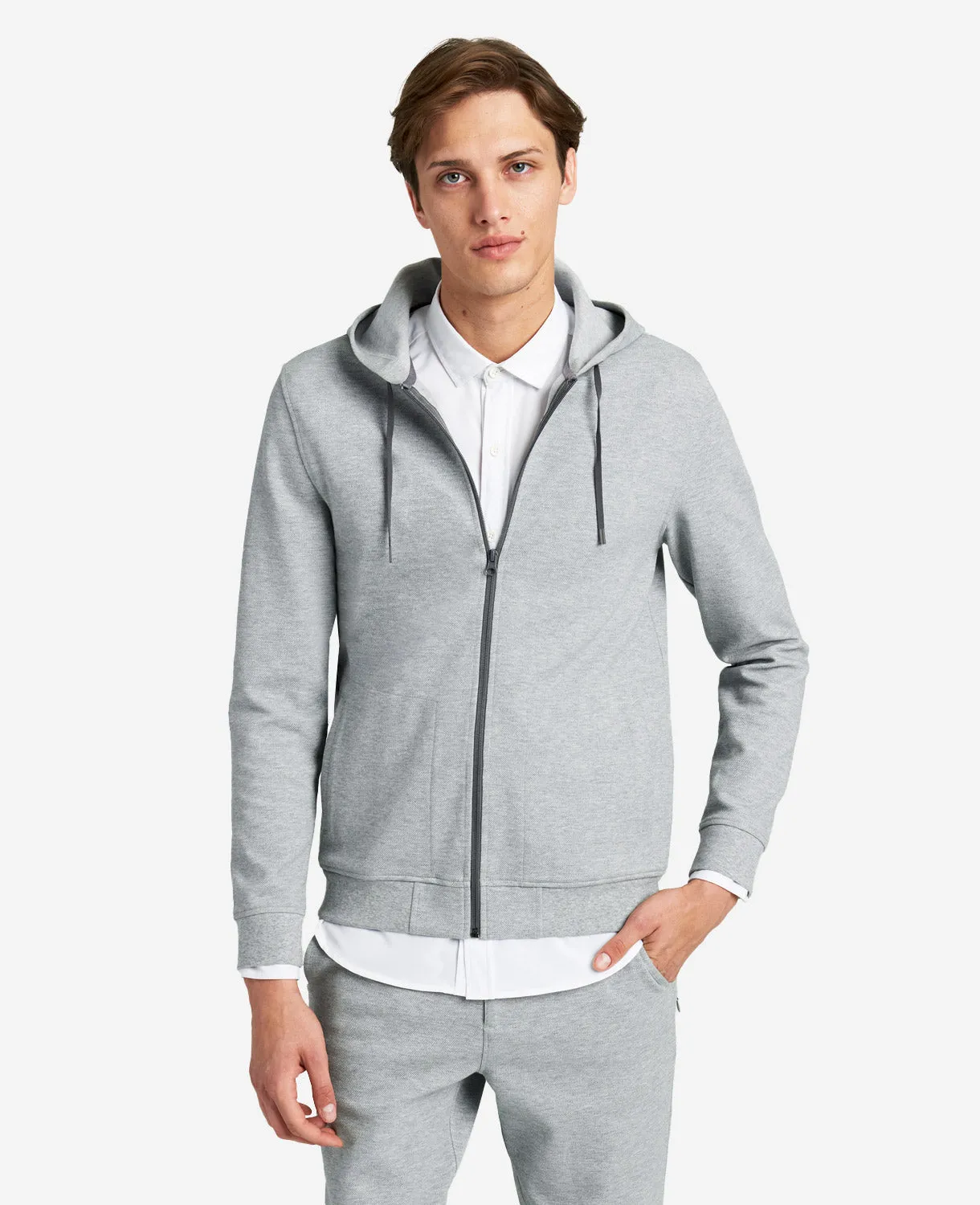 Knit Flex Zip Hoodie sold by Kenneth Cole product image thumbnail 4