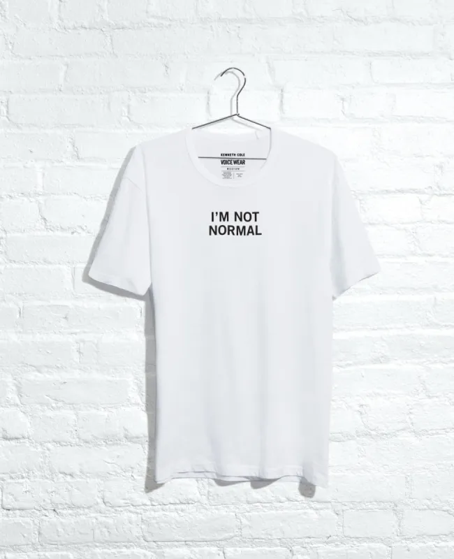 Site Exclusive! I'm Not Normal T-Shirt sold by Kenneth Cole