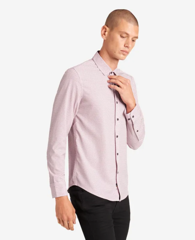Stretch Print Button-Down Shirt sold by Kenneth Cole