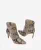 Quincy Snakeskin Leather Heel Ankle Bootie sold by Kenneth Cole