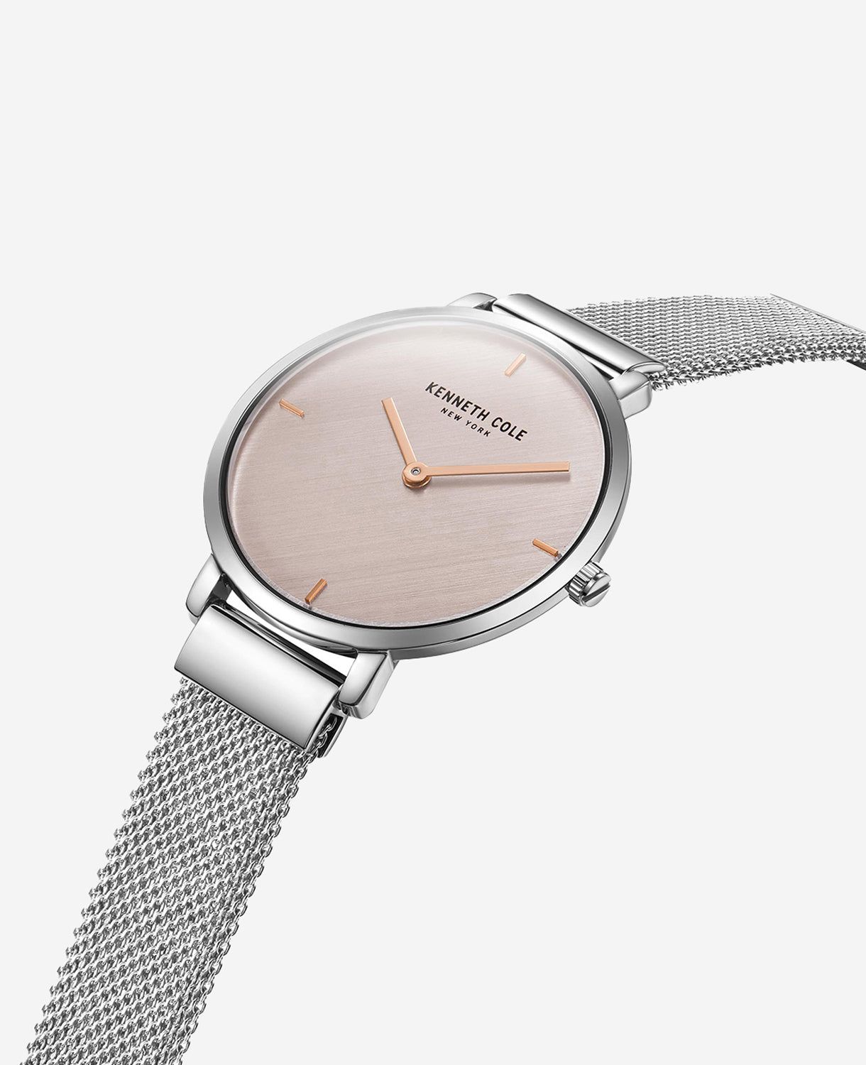 Slim Watch with Mesh Stainless Steel Bracelet sold by Kenneth Cole product image thumbnail 2