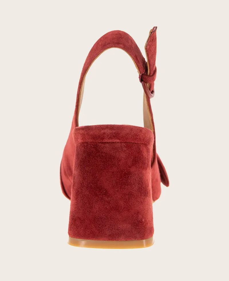 GENTLE SOULS - Diana Suede Bow Slingback Heel sold by Kenneth Cole product image thumbnail 3