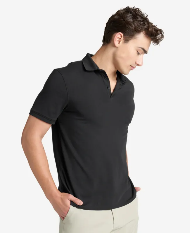 Solid Button Placket Polo sold by Kenneth Cole