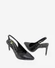 Quinnly Leather Croco Slingback Heel sold by Kenneth Cole