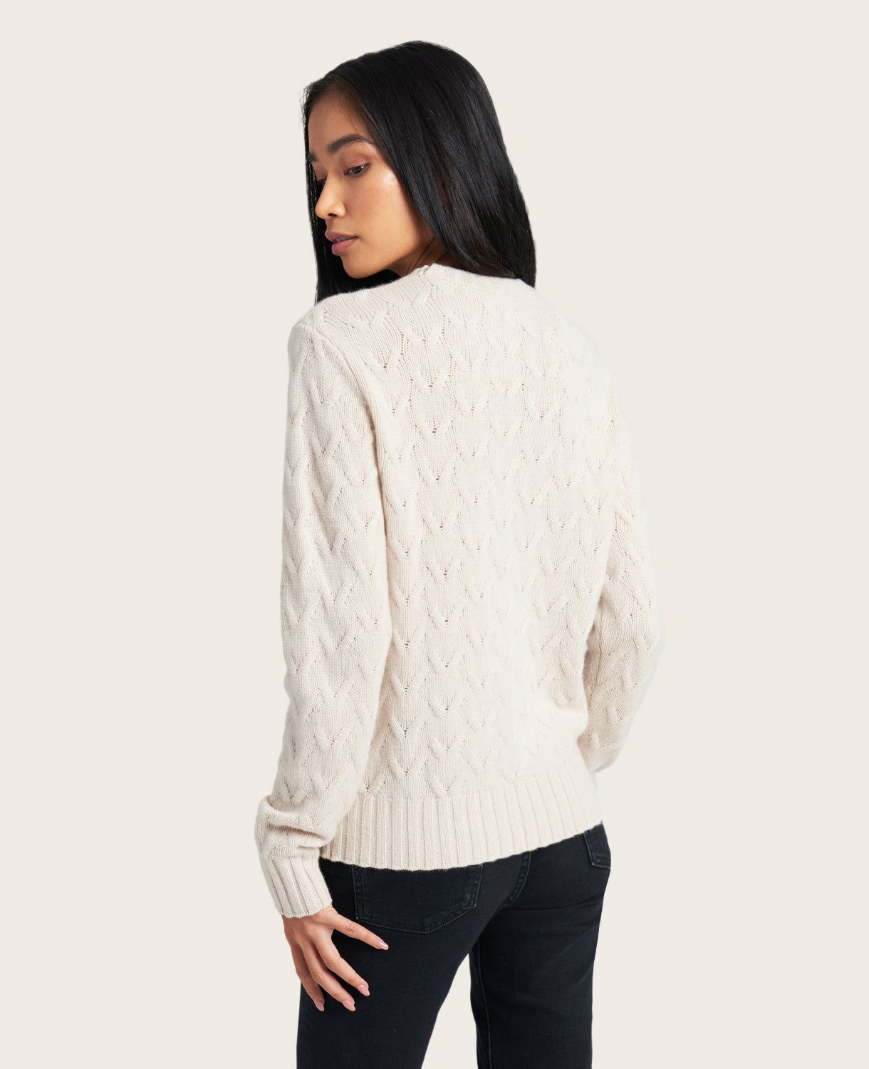 GENTLE SOULS - Site Exclusive! Cable-Knit Cashmere Sweater sold by Kenneth Cole product image thumbnail 5