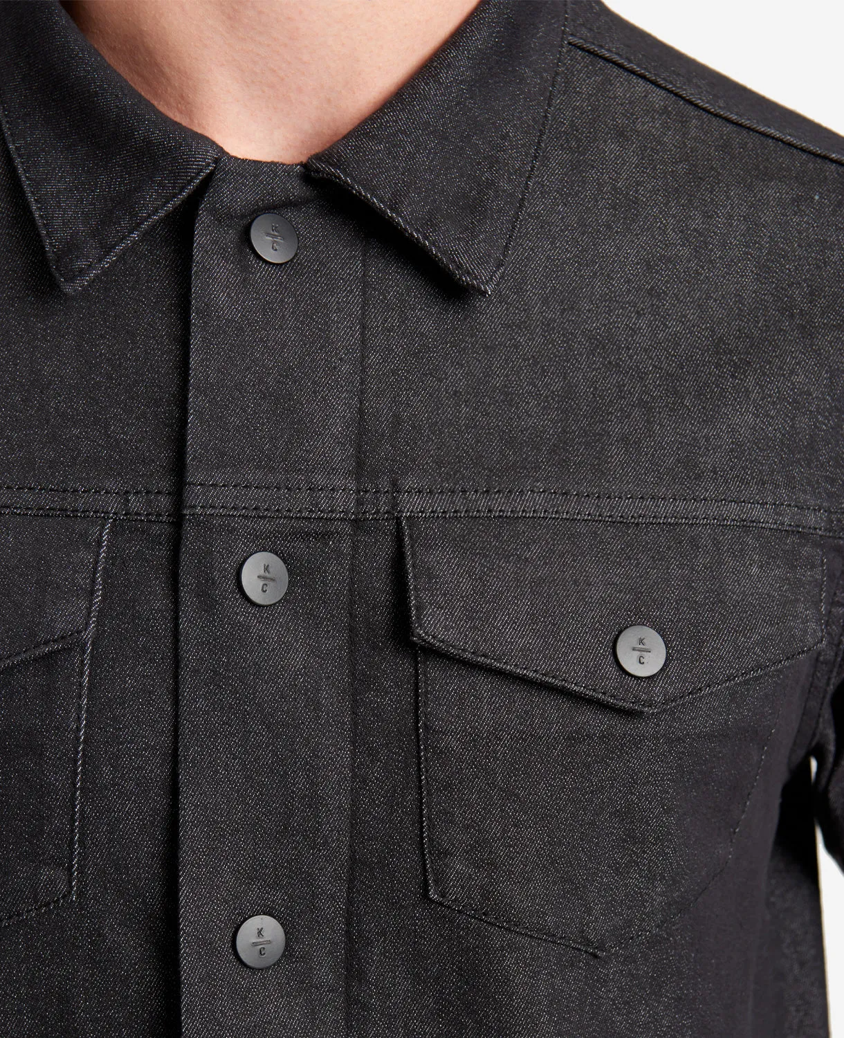 Slim Fit Recycled Denim Jacket sold by Kenneth Cole product image thumbnail 3