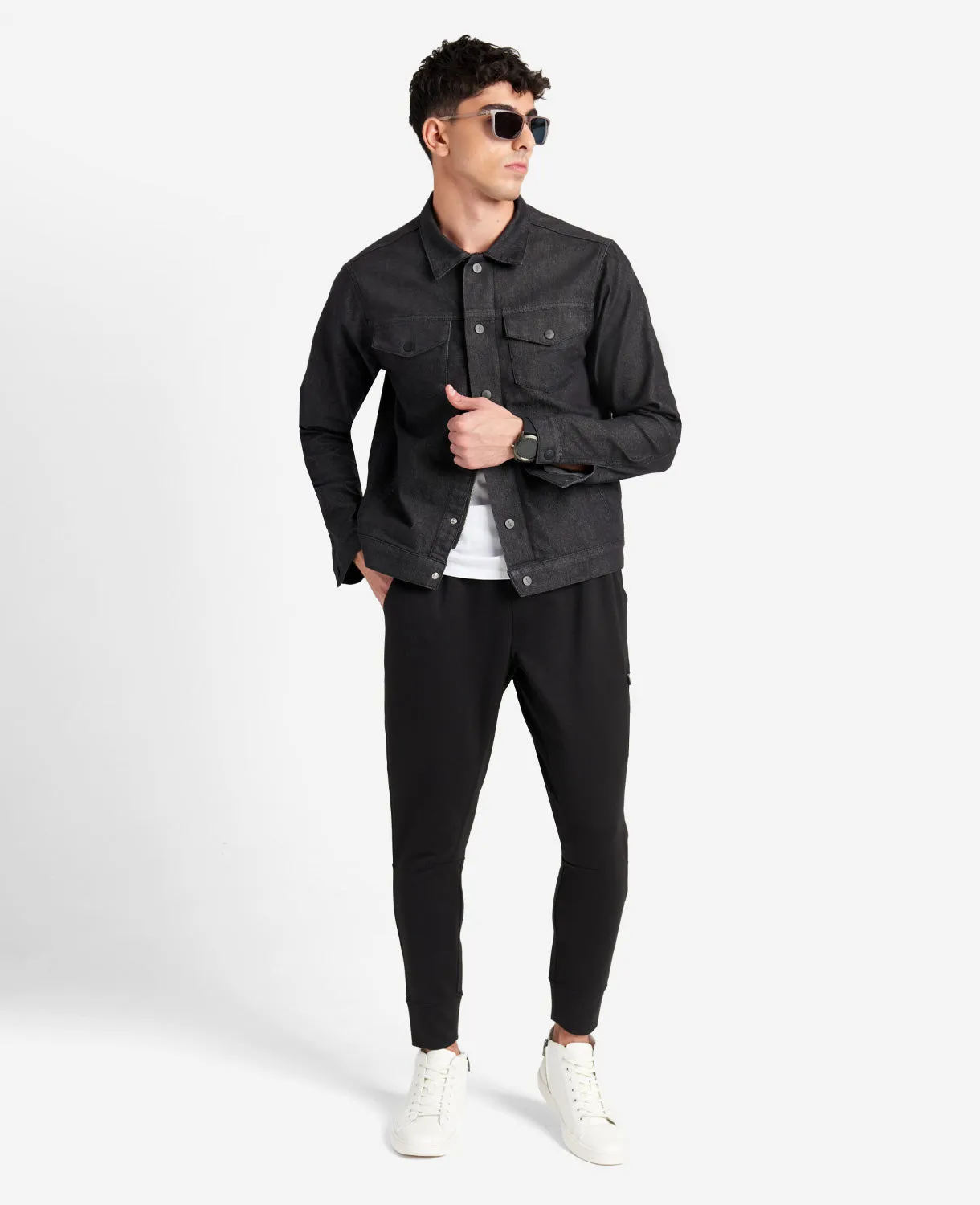 Slim Fit Recycled Denim Jacket sold by Kenneth Cole product image thumbnail 2
