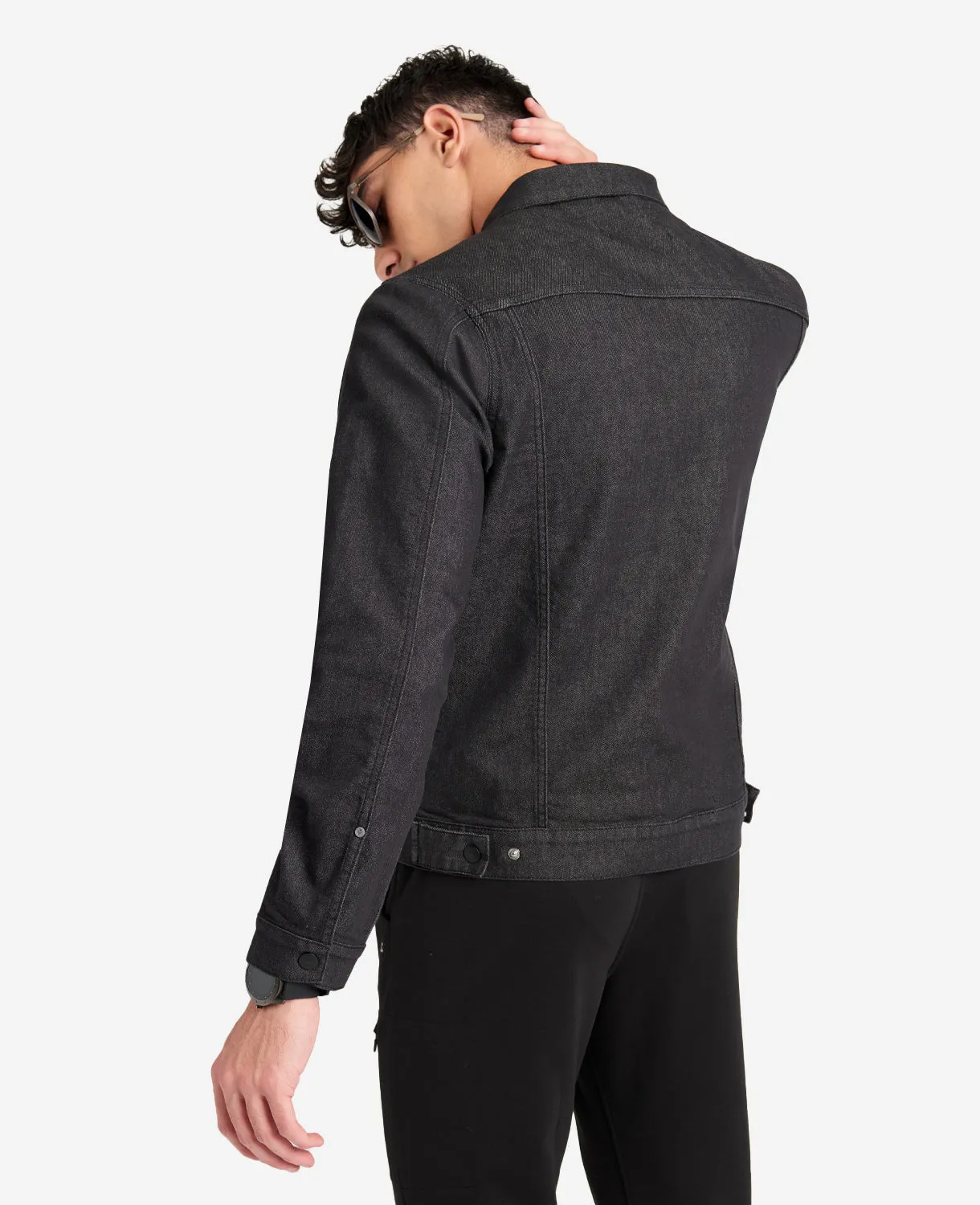 Slim Fit Recycled Denim Jacket sold by Kenneth Cole product image thumbnail 5