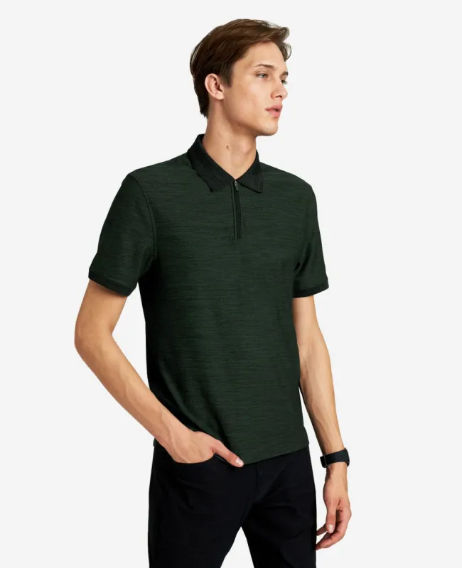 Knit Zip Polo sold by Kenneth Cole