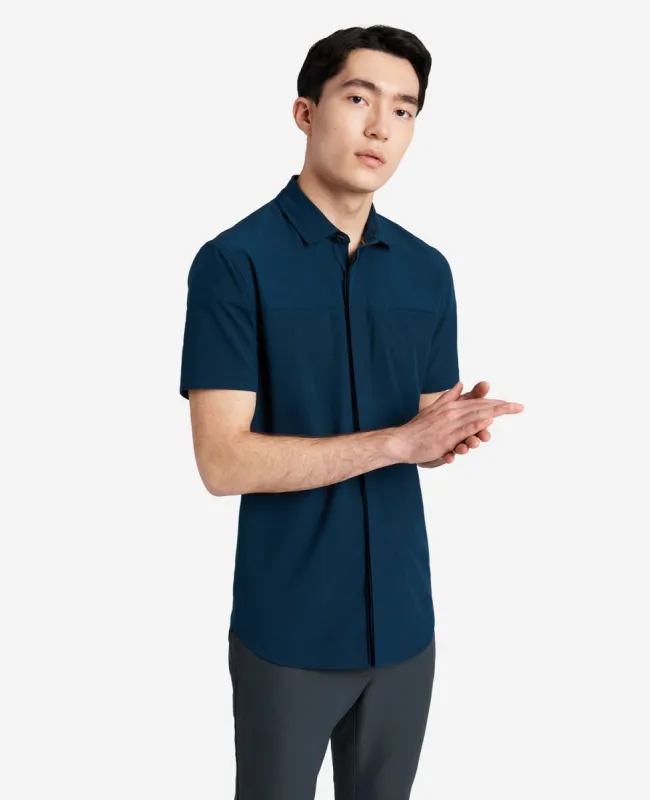 Stretch Short Sleeve Button-Down Shirt sold by Kenneth Cole
