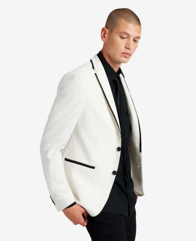 Ready Flex Contrast-Trim Chuck Dinner Jacket sold by Kenneth Cole
