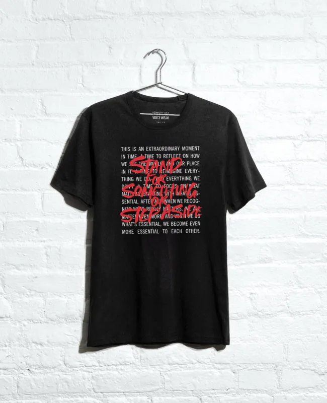 Site Exclusive! Stand For Something T-Shirt made by Kenneth Cole