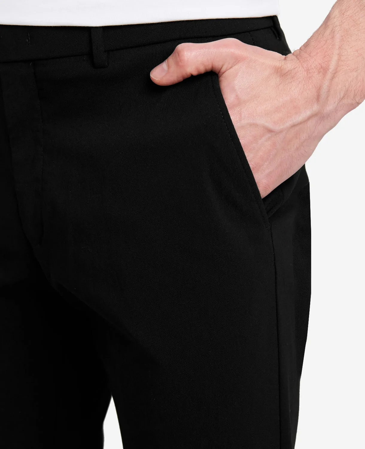 Stretch Twill Regular-Fit Flex Waistband Pant sold by Kenneth Cole product image thumbnail 3