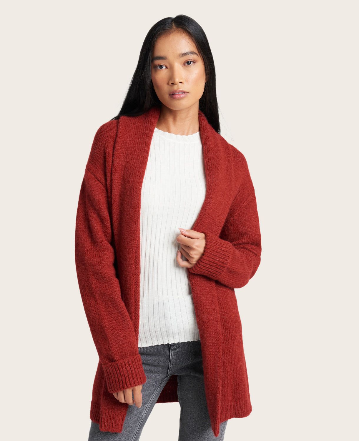 Site Exclusive! Shawl Collar Cardigan sold by Kenneth Cole product image thumbnail 4