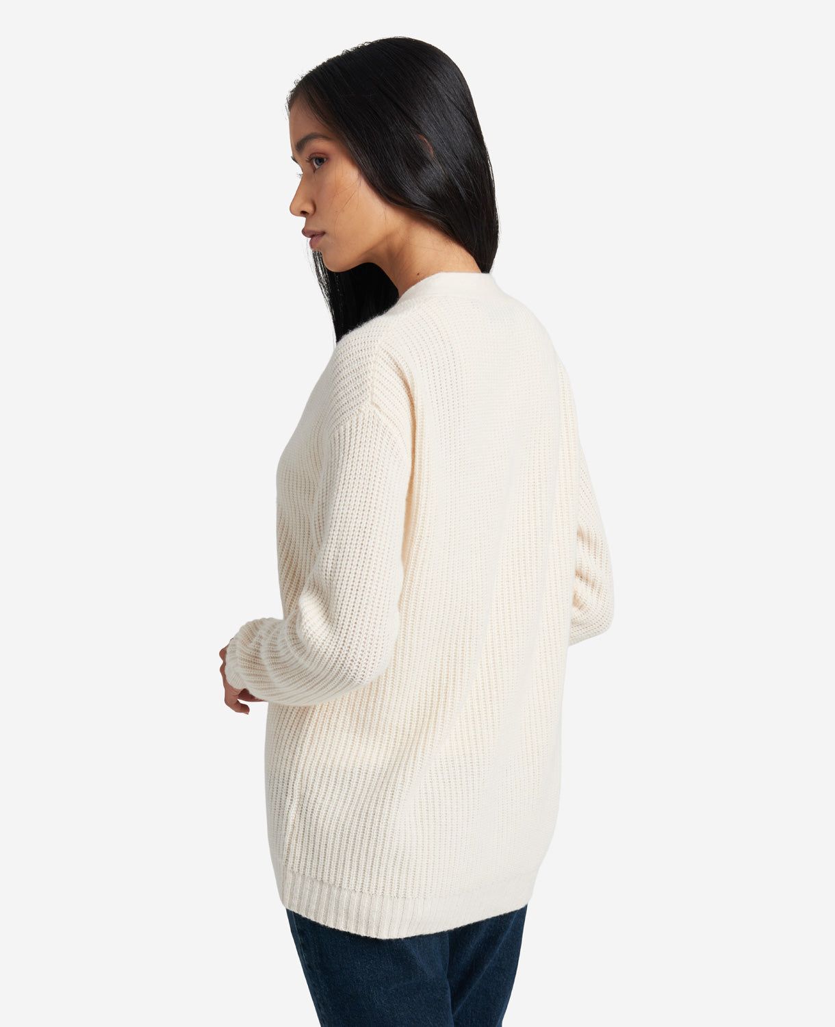 Site Exclusive! Cashmere Ribbed-Knit Cardigan sold by Kenneth Cole product image thumbnail 5