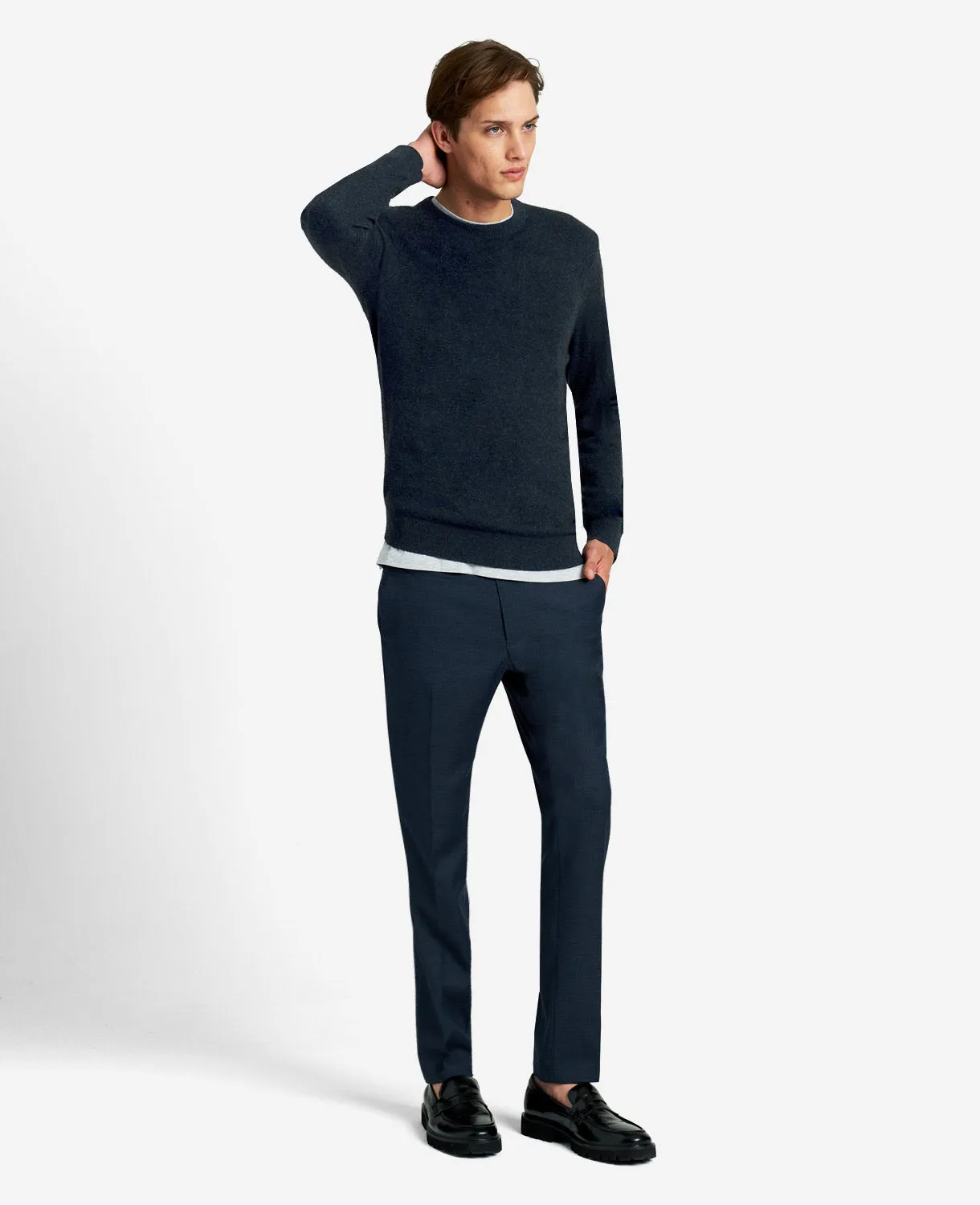Site Exclusive! Crew Neck Cashmere Sweater sold by Kenneth Cole product image thumbnail 2