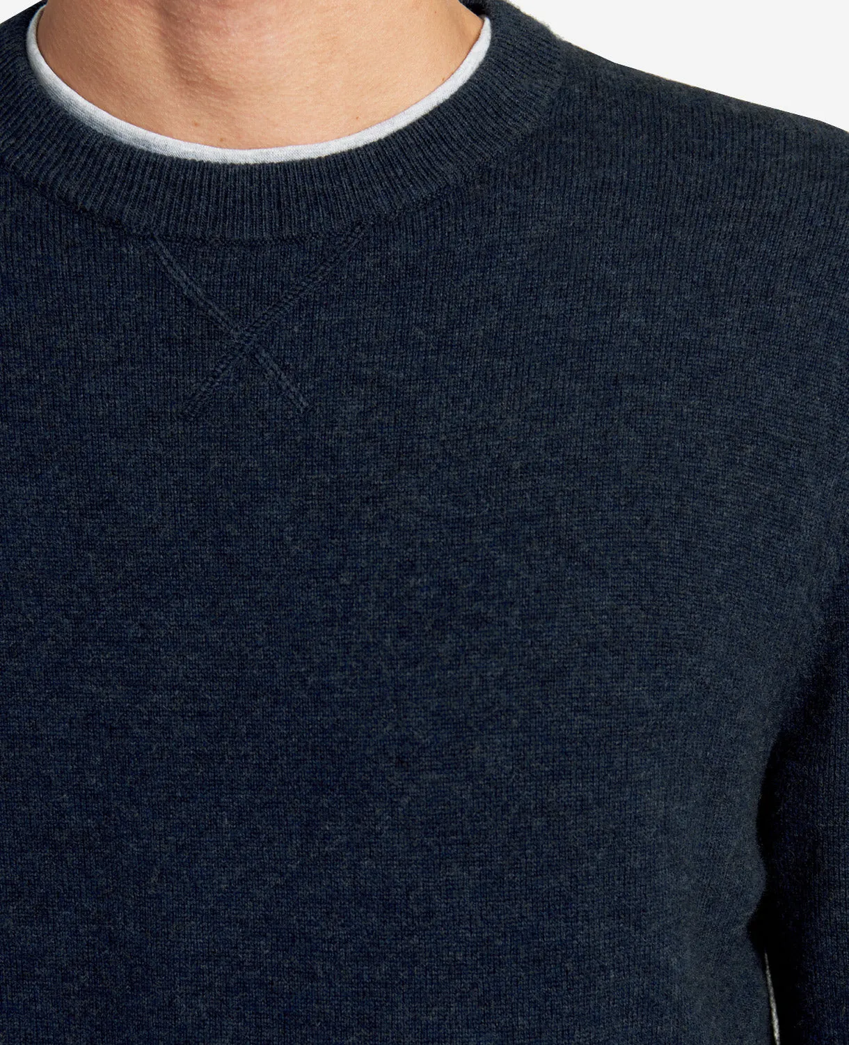 Site Exclusive! Crew Neck Cashmere Sweater sold by Kenneth Cole product image thumbnail 3