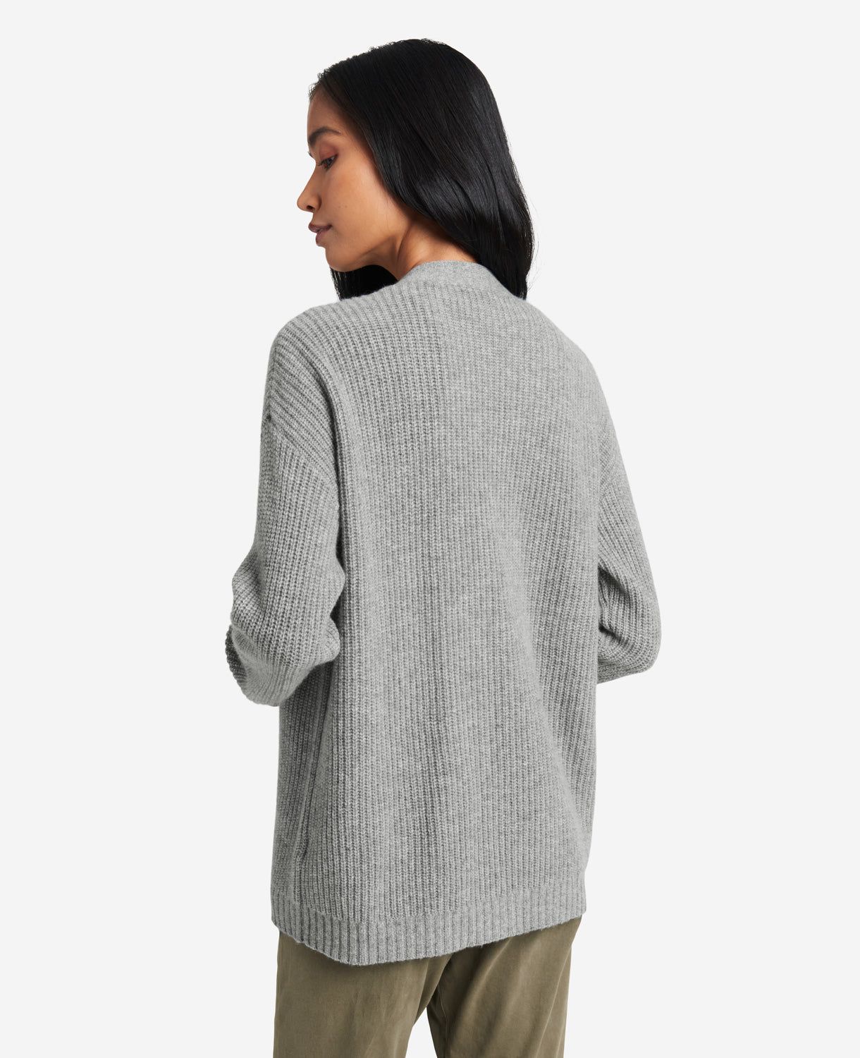 Site Exclusive! Cashmere Ribbed-Knit Cardigan sold by Kenneth Cole product image thumbnail 5