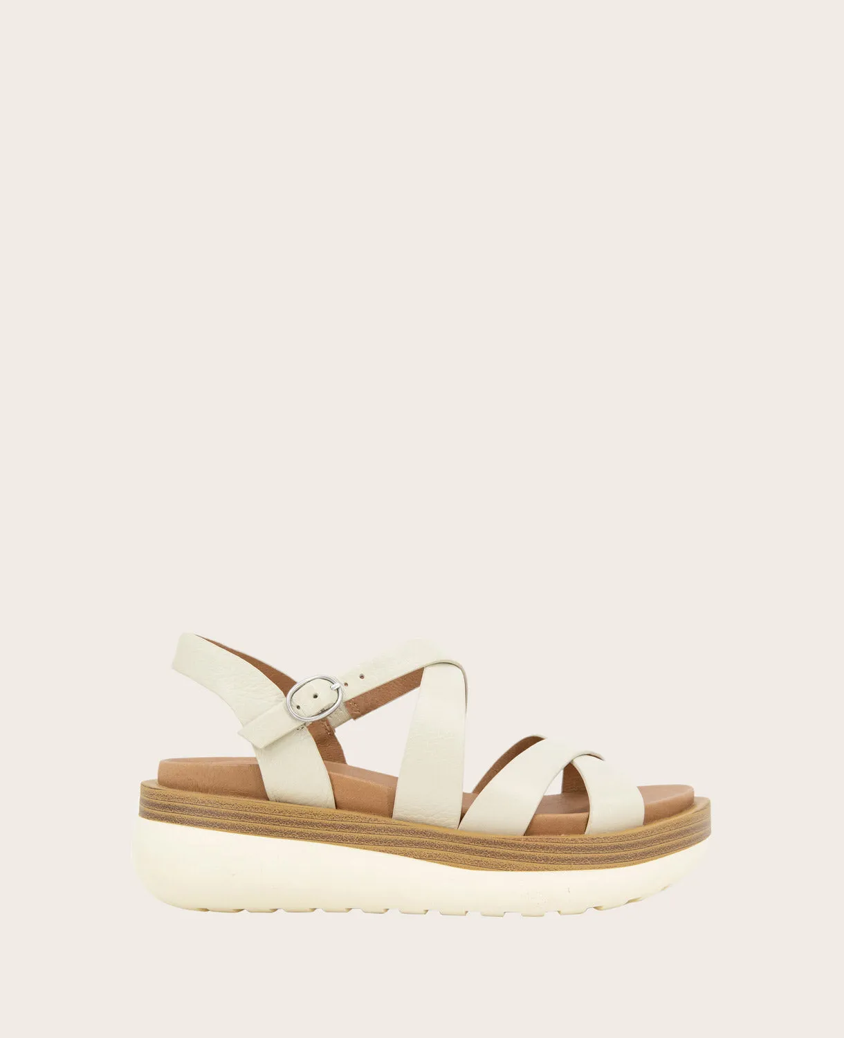 GENTLE SOULS - Reebha Leather Platform Sandal sold by Kenneth Cole