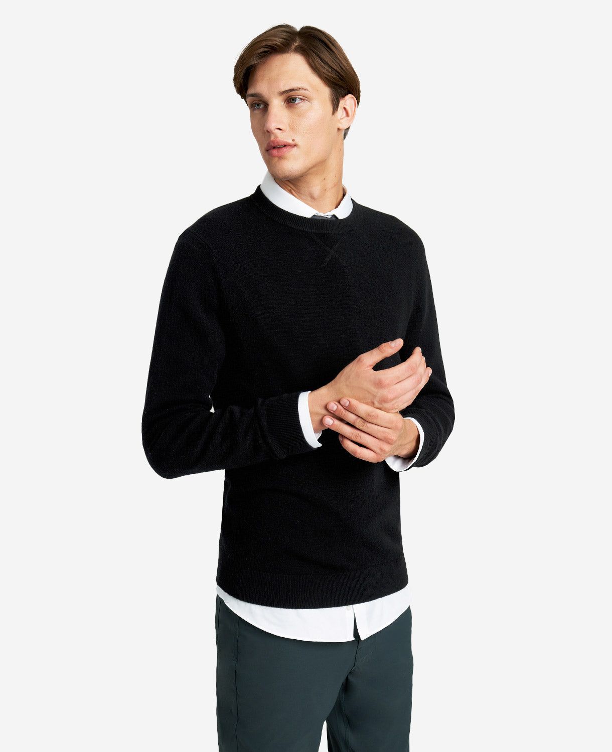 Site Exclusive! Crew Neck Cashmere Sweater sold by Kenneth Cole
