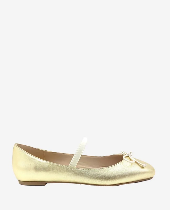 Myra Metallic Leather Ballet Flat sold by Kenneth Cole