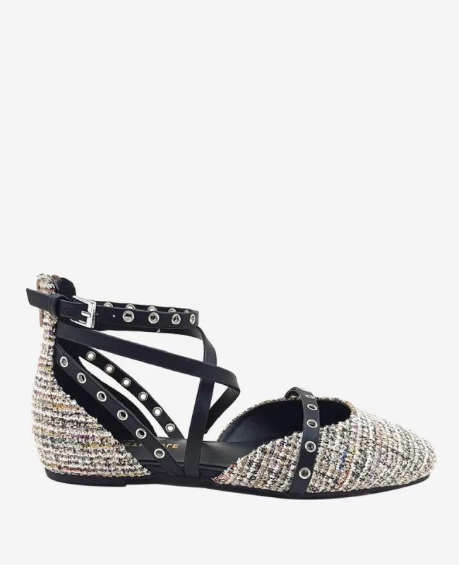 Mason Strappy Stud Flat sold by Kenneth Cole