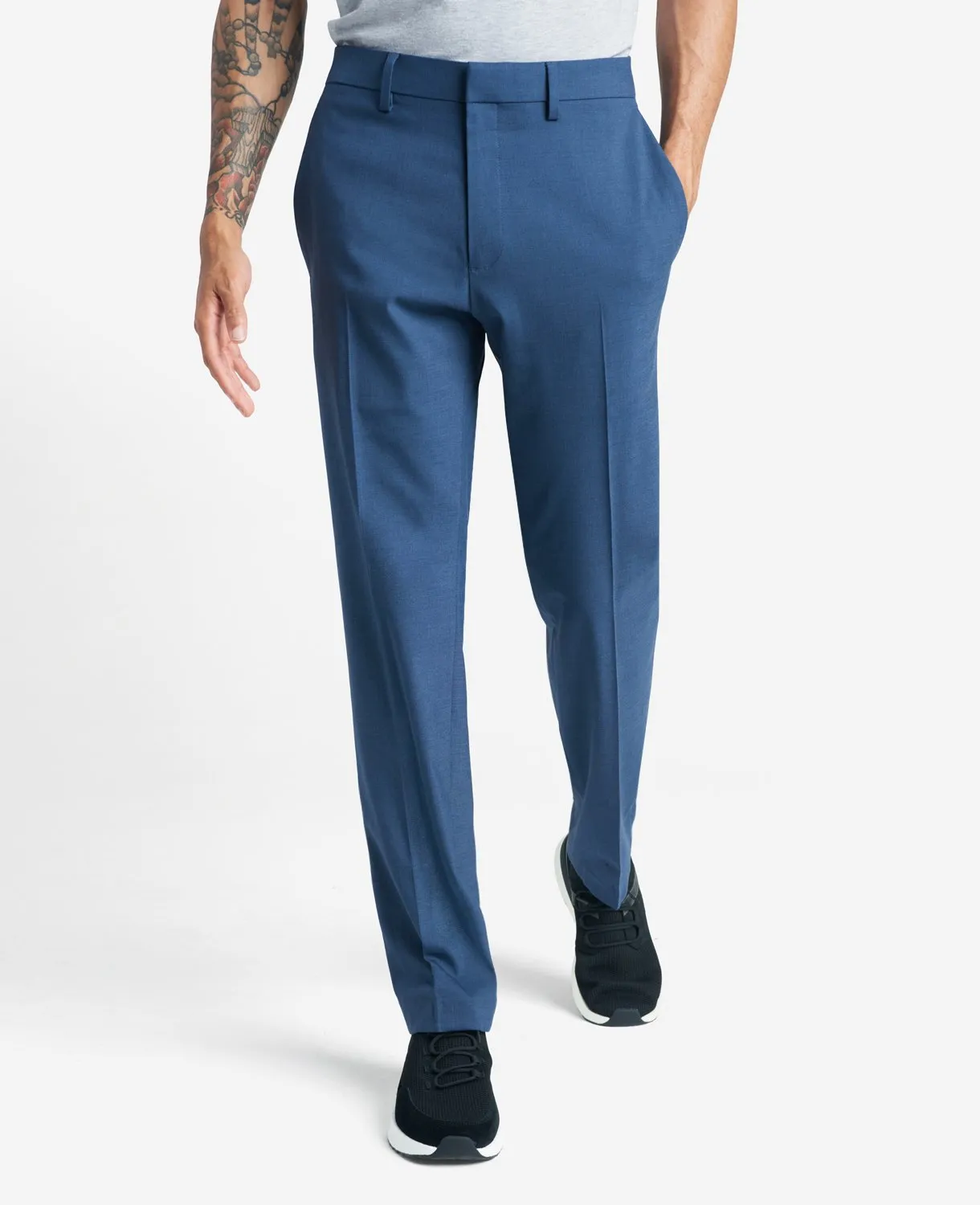 Slim-Fit Stretch Twill Dress Pant sold by Kenneth Cole product image thumbnail 4