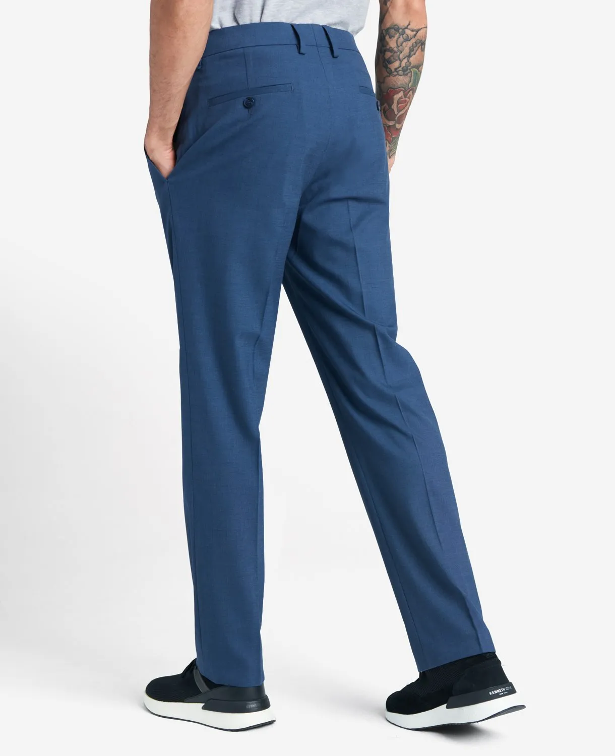 Slim-Fit Stretch Twill Dress Pant sold by Kenneth Cole product image thumbnail 5