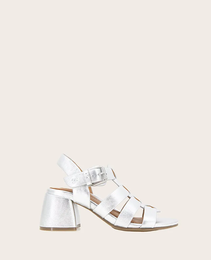 GENTLE SOULS - Margarite Leather Heel Sandal sold by Kenneth Cole