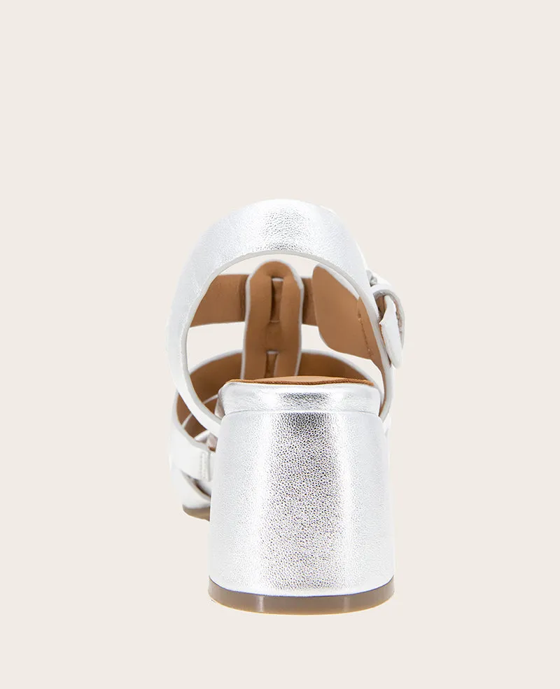 GENTLE SOULS - Margarite Leather Heel Sandal sold by Kenneth Cole product image thumbnail 3