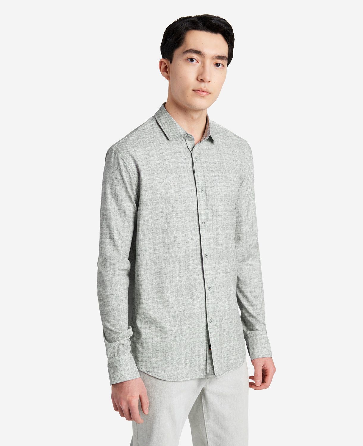 Stretch Print Button-Down Shirt sold by Kenneth Cole