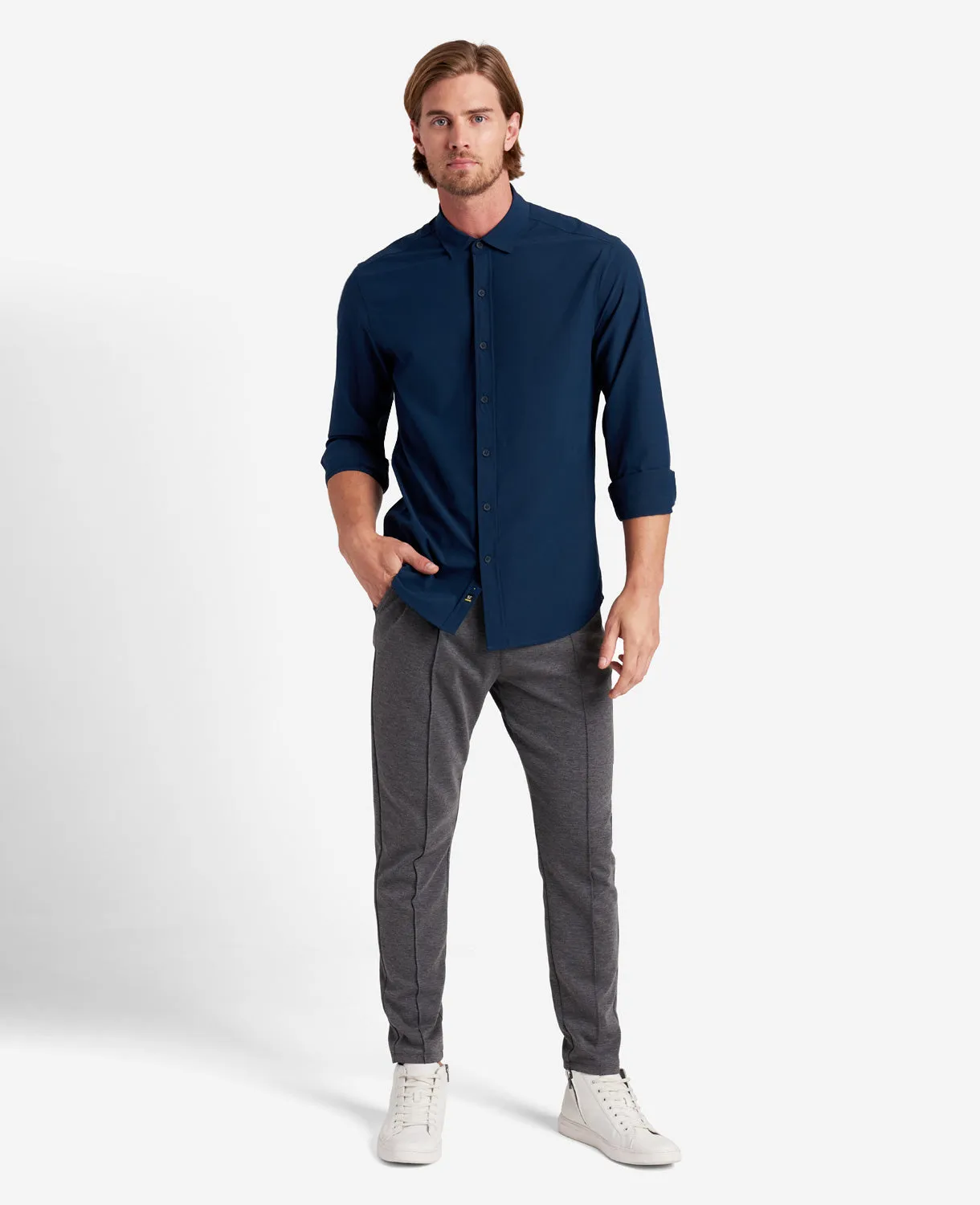 Long Sleeve Button Down Sport Shirt sold by Kenneth Cole product image thumbnail 2