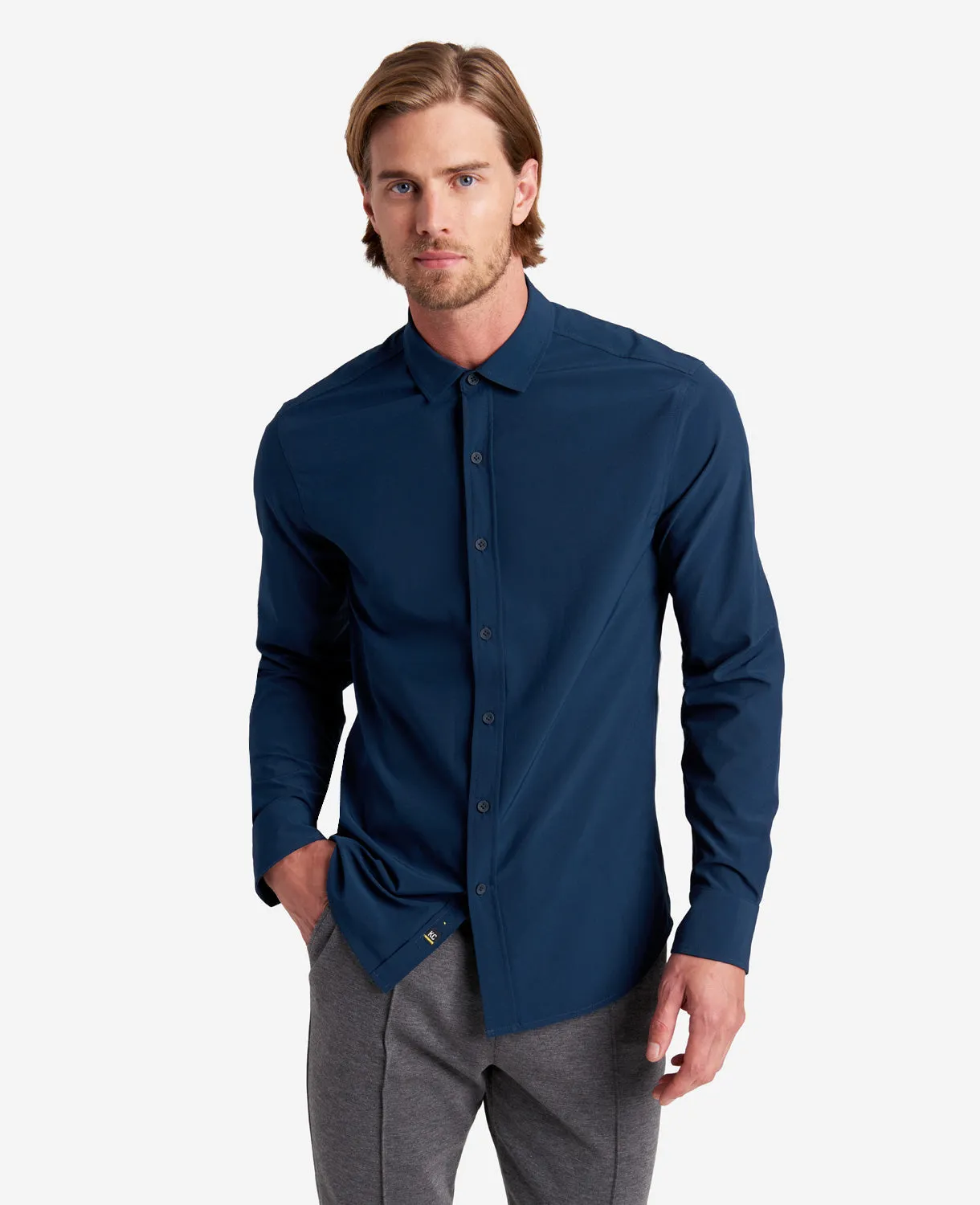 Long Sleeve Button Down Sport Shirt sold by Kenneth Cole product image thumbnail 4