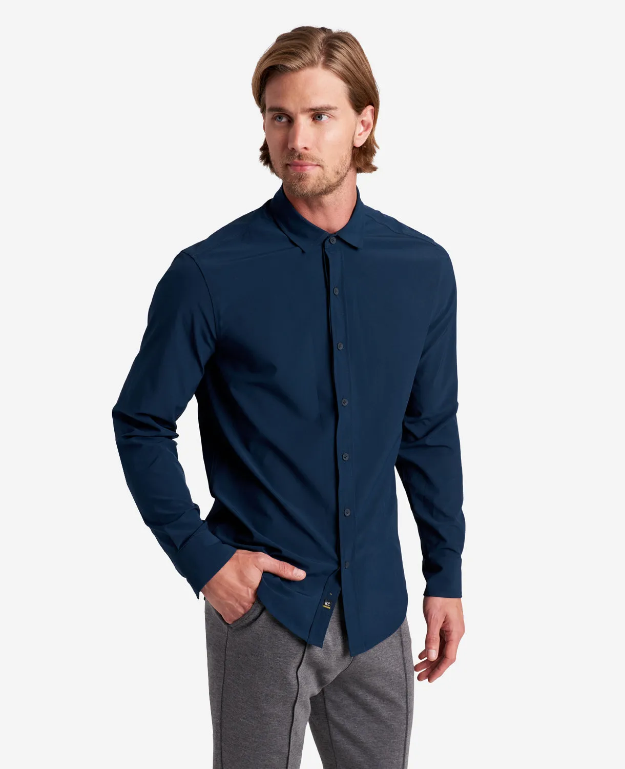 Long Sleeve Button Down Sport Shirt sold by Kenneth Cole