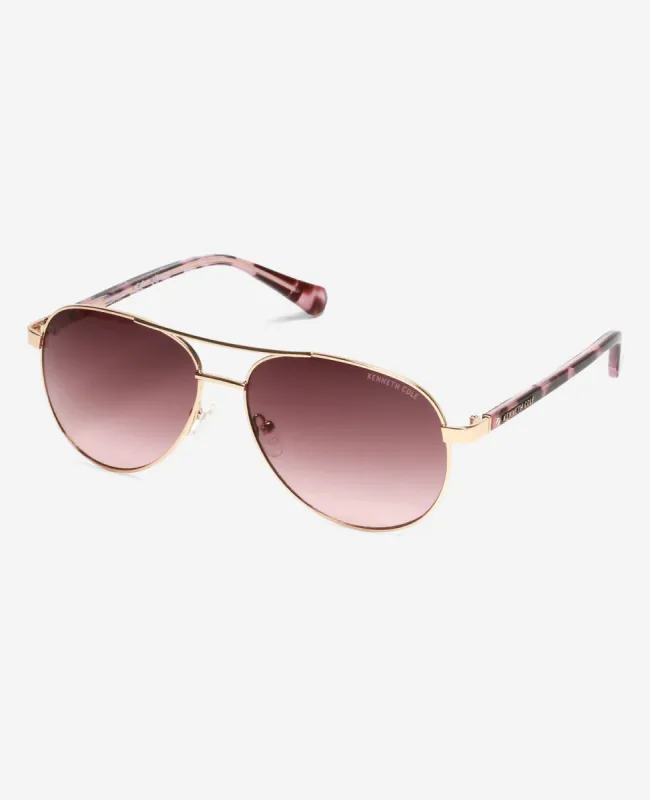 Metal Aviator Sunglasses sold by Kenneth Cole