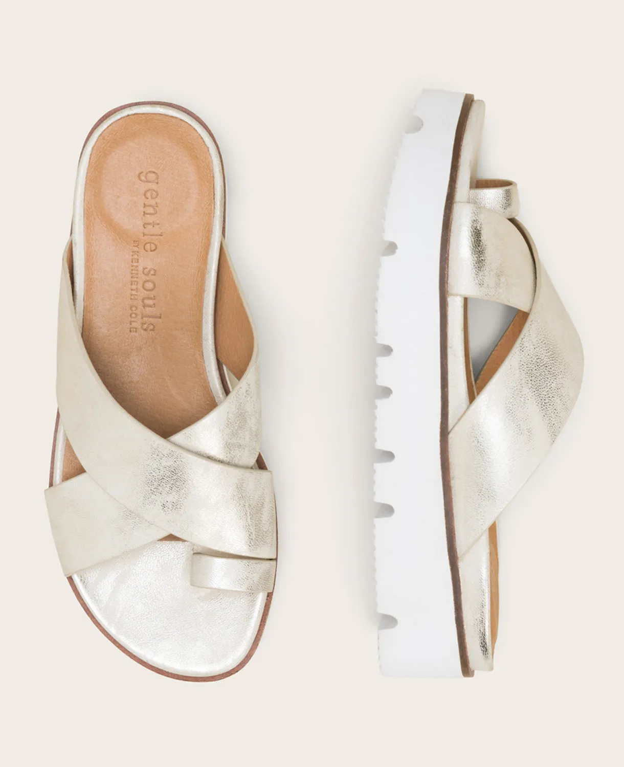 Lilly Leather Platform Sandal sold by Kenneth Cole product image thumbnail 4