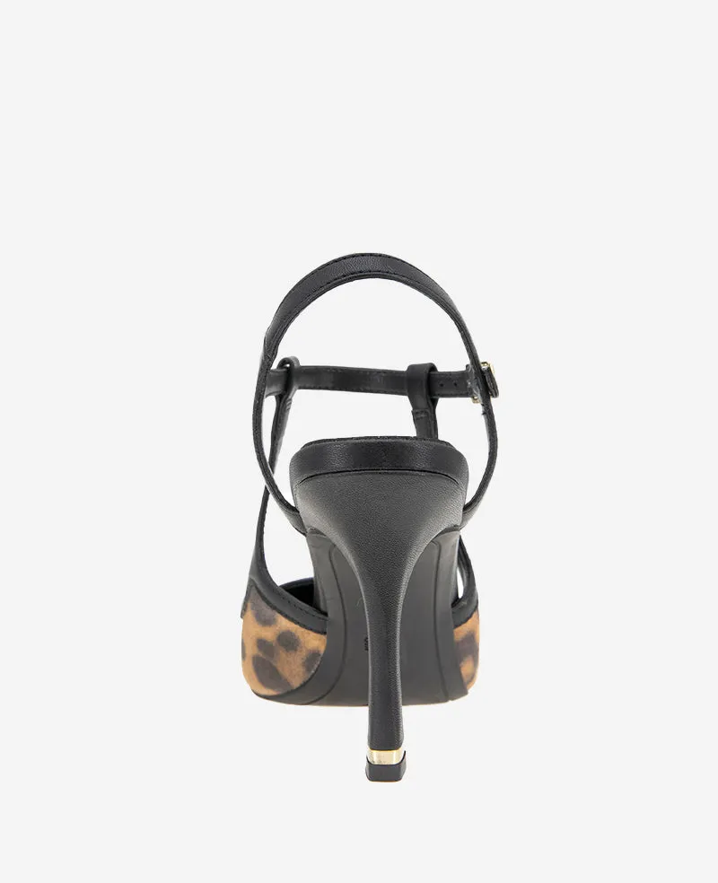 Romi Leopard Suede Ankle Slingback Heel sold by Kenneth Cole product image thumbnail 3